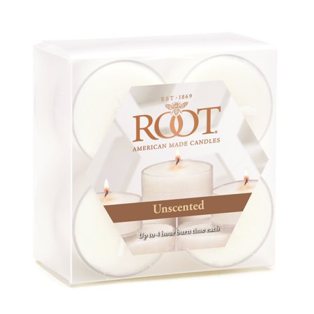 Root Candles Unscented Tealights  Box of 8 Ea