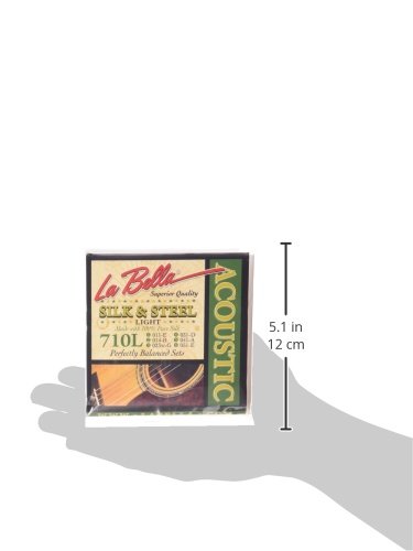 La Bella 710L Silk & Steel Light Acoustic Guitar Strings