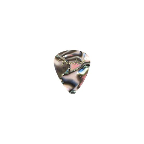 Fender 351 Shape Premium Celluloid Picks - Medium Ocean Turquoise 12-pack