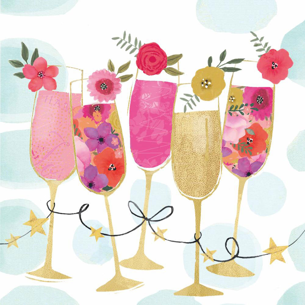 PPD Happy Drinks Cocktail Napkins