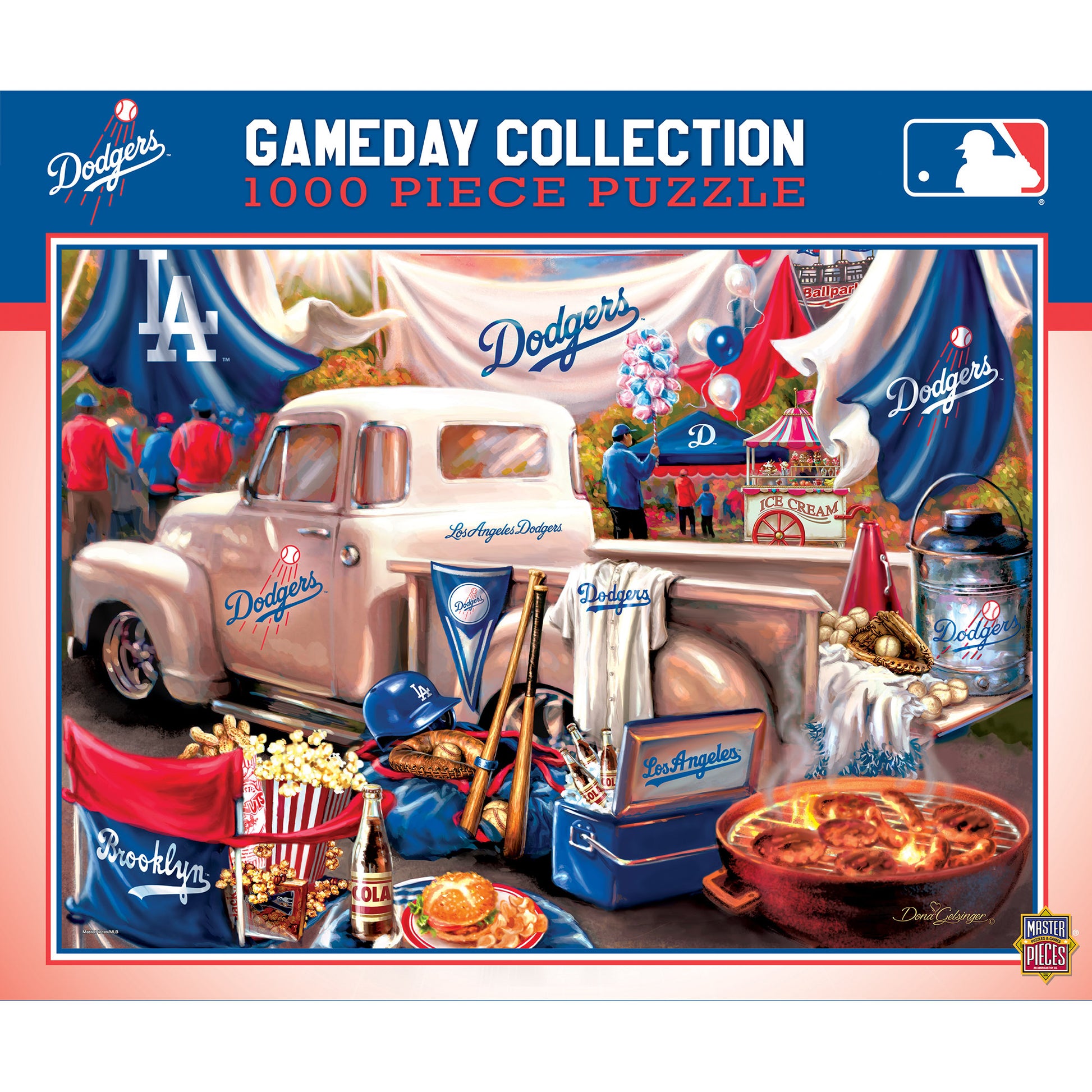 MasterPieces Puzzles 1000 Piece Jigsaw Puzzle for Adults - Mlb Los Angeles Dodgers Gameday - 19.25"x26.75"