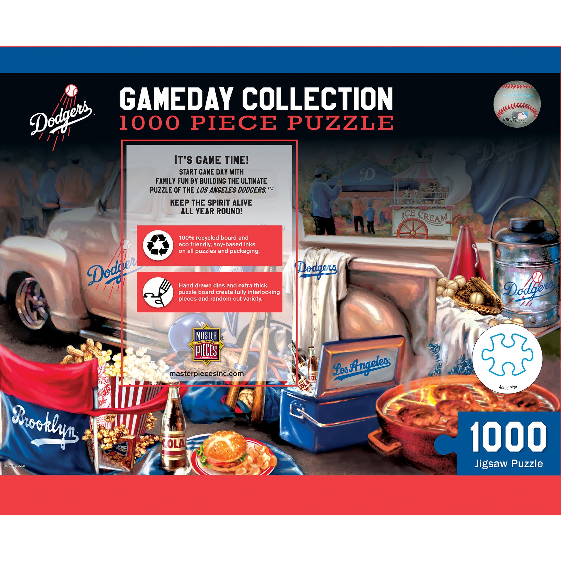 MasterPieces Puzzles 1000 Piece Jigsaw Puzzle for Adults - Mlb Los Angeles Dodgers Gameday - 19.25"x26.75"