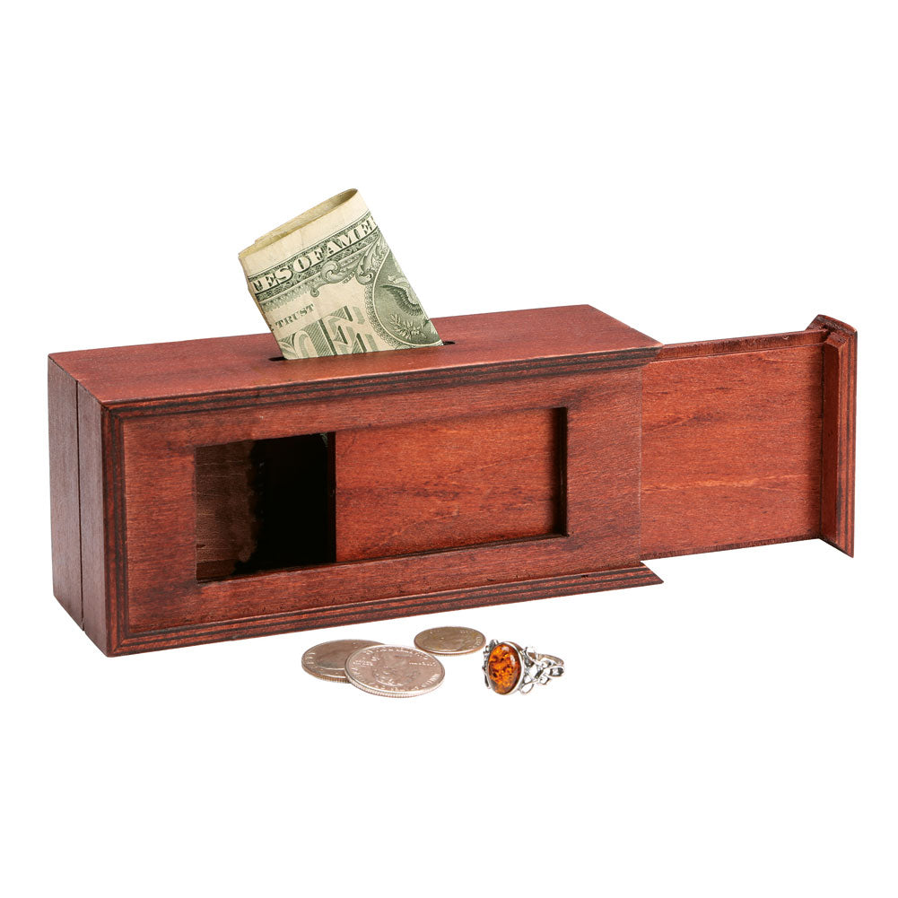 Sliding Panels Wooden Puzzle Secret Box