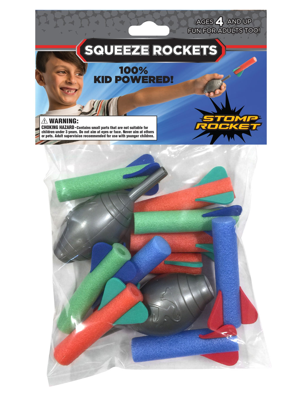 Stomp Rocket® Squeeze Rockets  10 Rockets