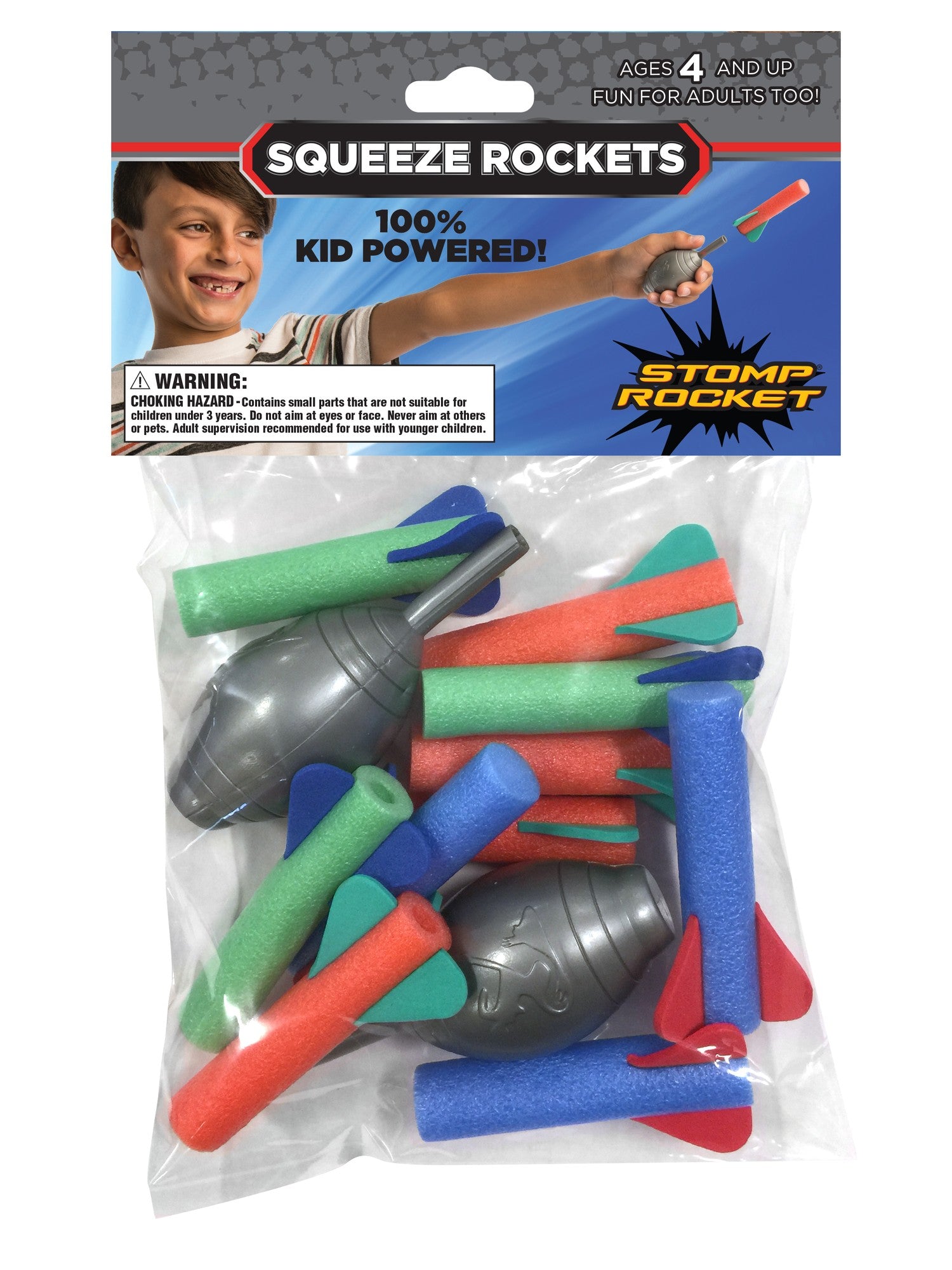 Stomp Rocket® Squeeze Rockets  10 Rockets