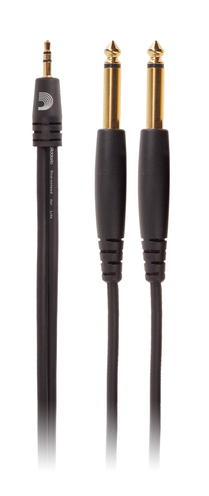 D Addario Custom Series 1/8” to Dual 1/4” Audio 6 Ft Cables