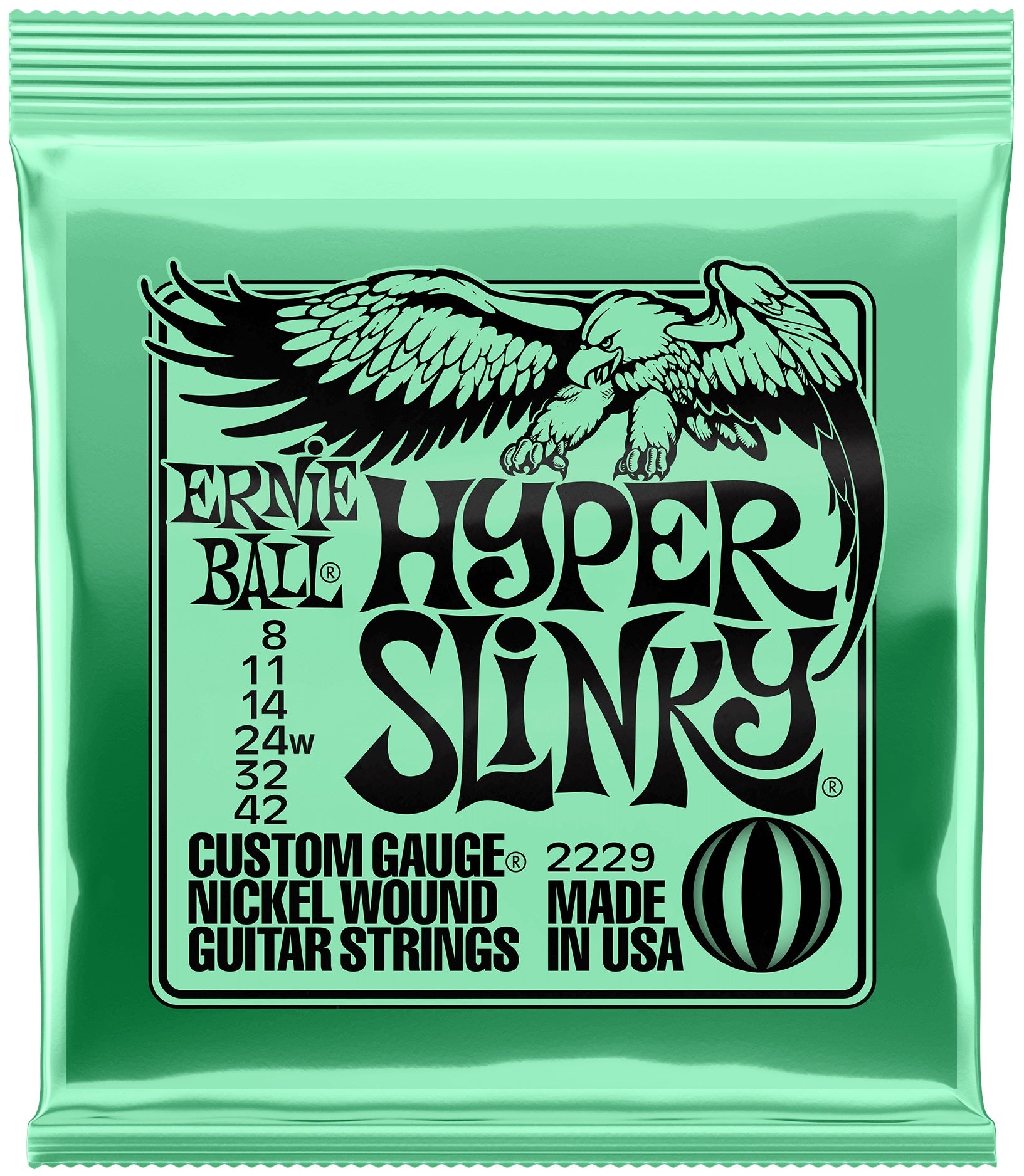 Ernie Ball P02229 Hyper Slinky Electric Strings