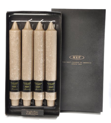 Timberline Collenette 9" Taper Candle Set, 4 Piece
