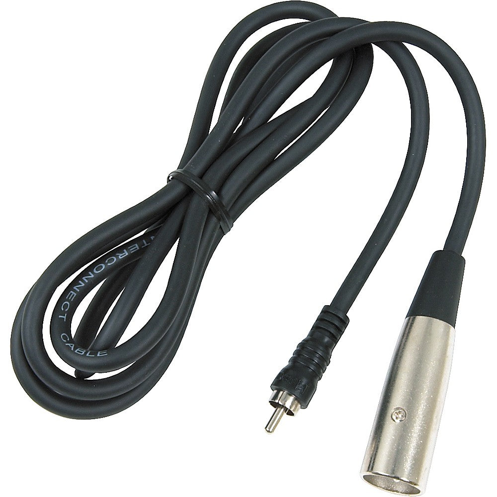 Hosa XRM 105 - Audio Cable - RCA Male to XLR3 Male - 5 Ft - Black