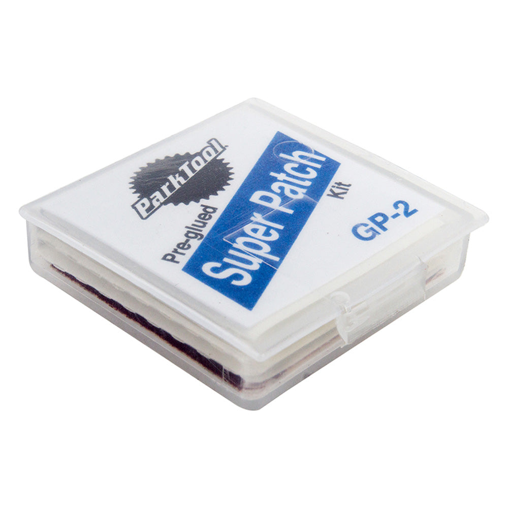 Park Tool GP-2 Glueless Patch Kit Small Plastic Case 6 Patches Scuffer Bike