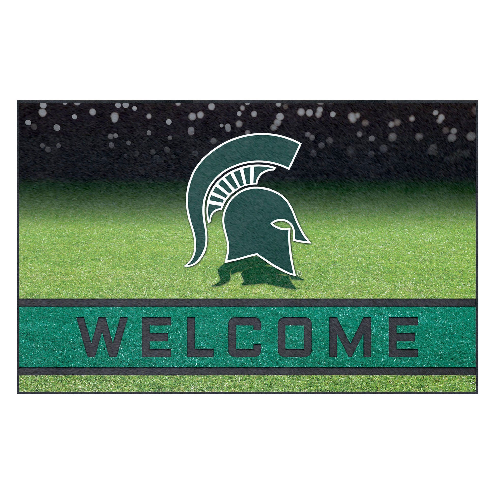Michigan State Door Mat,Rubber