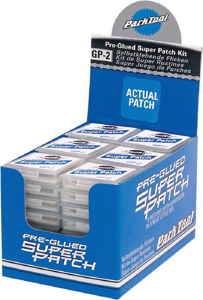Park Tool Glueless Patch Kit: Display Box with 48 Individual Kits Bike Bicycle