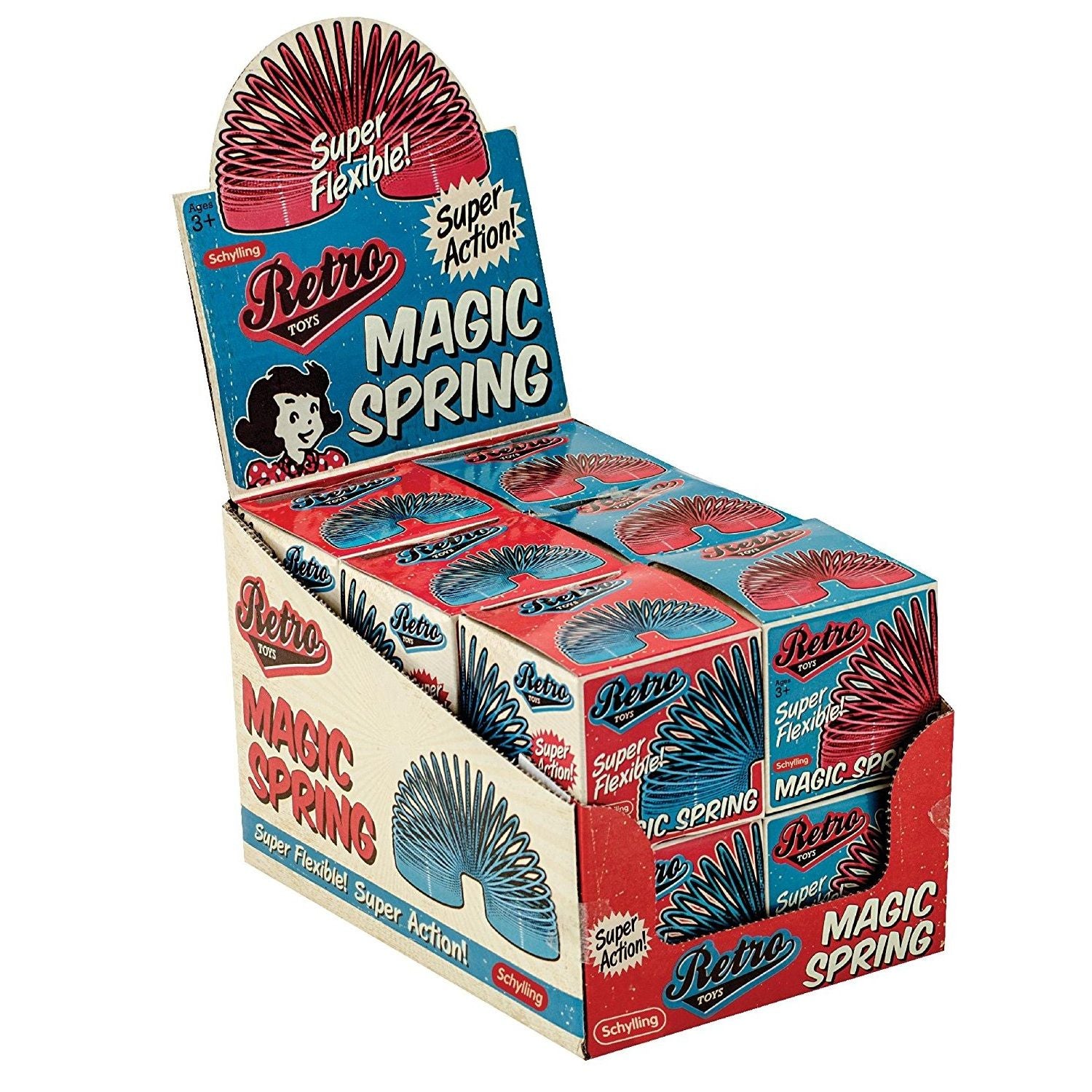 Retro Magic Spring (One Random Color) - Novelty Toy by Schylling (RMS)