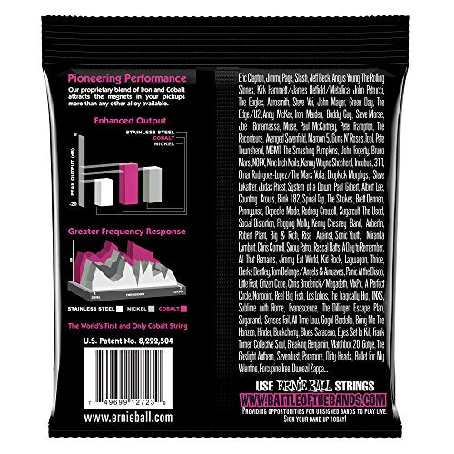 Ernie Ball Cobalt Super Slinky Electric Guitar Strings  9-42