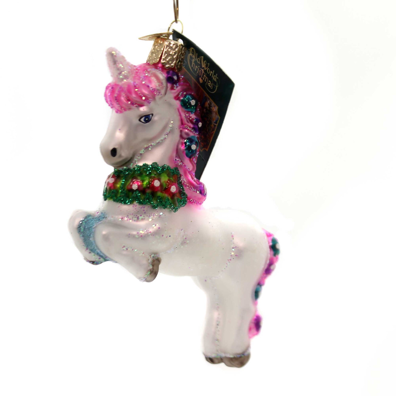 Old World Christmas (Newer) Old World Christmas Prancing Unicorn - No Box