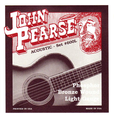 John Pearse 600L Bronze Acoustic Guitar Strings