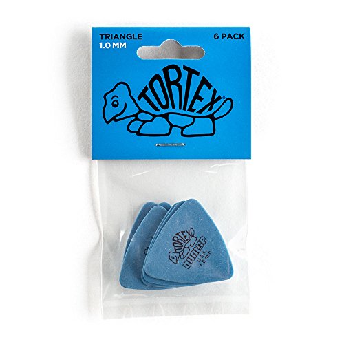 Dunlop Tortex Triangle Guitar Picks 6 Pack 1.0 Mm