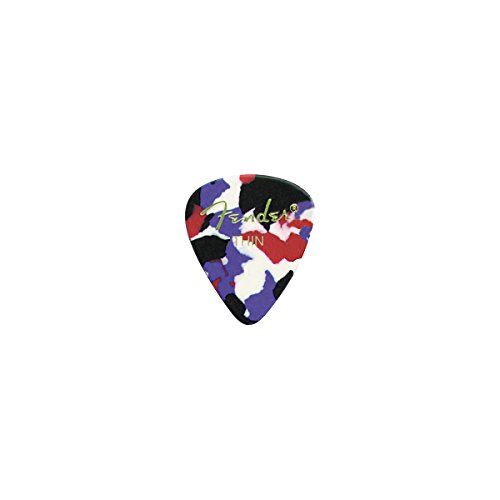 Fender 351 Shape Picks 12 Pack Confetti Thin