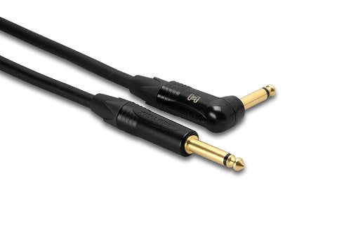 Hosa Edge Guitar Cable  Neutrik Straight to Right Angle  10 Feet