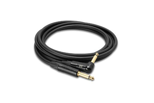 Hosa Edge Guitar Cable  Neutrik Straight to Right Angle  10 Feet