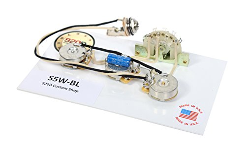 920D Fender Strat Stratocaster Wiring Harness - Blender Pot - CRL CTS PIO Gavitt
