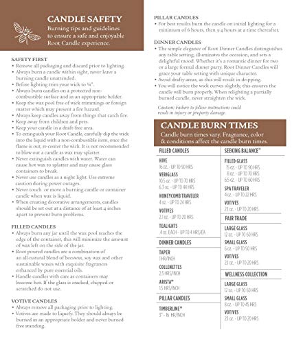 Votive Fall Leaves 20 Hour Candles Set, 18 Piece