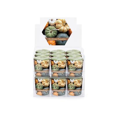 Votive Heirloom Pumpkin 20 Hour Candles Set, 18 Piece
