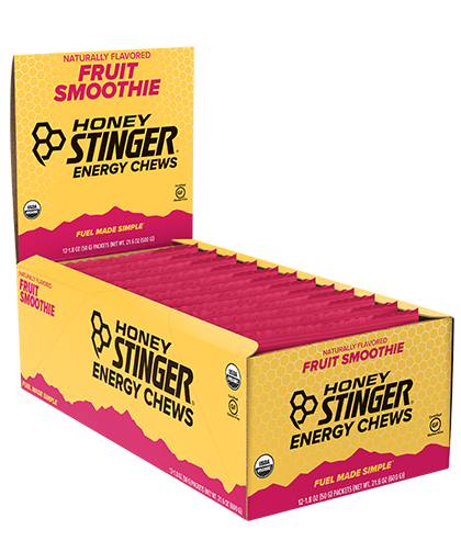 Honey Stinger Organic Energy Chews Fruit Smoothie 12 Chewables