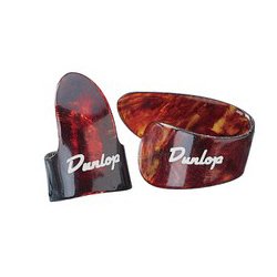 Dunlop 9022P Medium Brown Shell Thumb Picks  4 Pack
