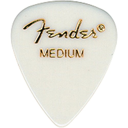 Fender 351 Shape Classic Celluloid Picks - Heavy White 12-pack