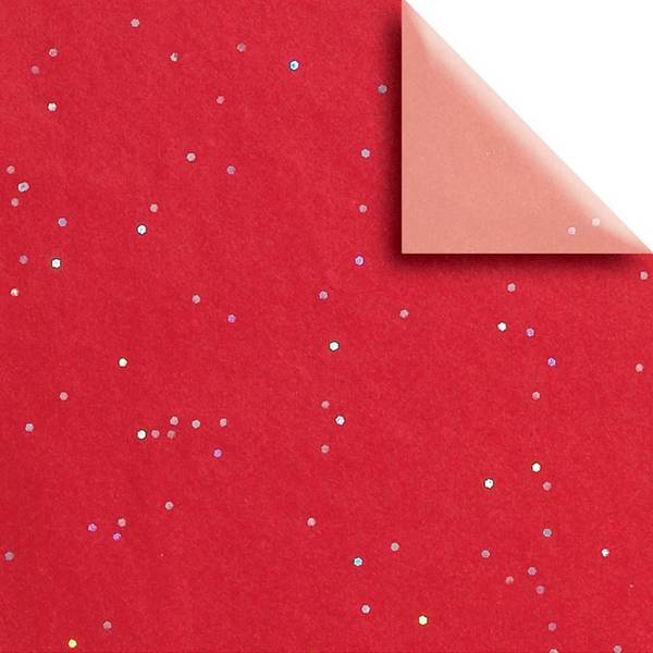 Jillson & Roberts 4-Sheets Red Gemstone Tissue