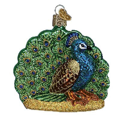 Old World Christmas (Newer) Old World Christmas Proud Peacock - No Box
