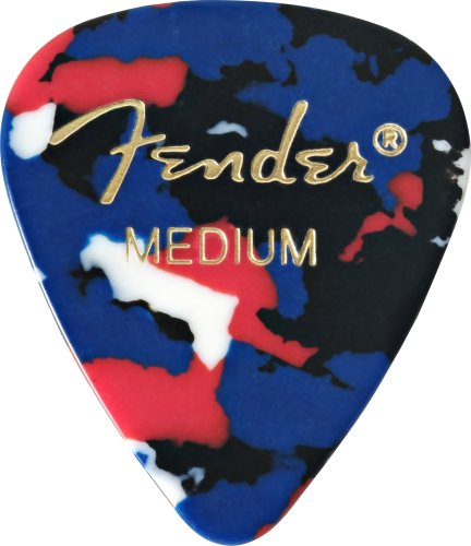 Fender 351 Shape Picks 12 Pack Confetti Heavy