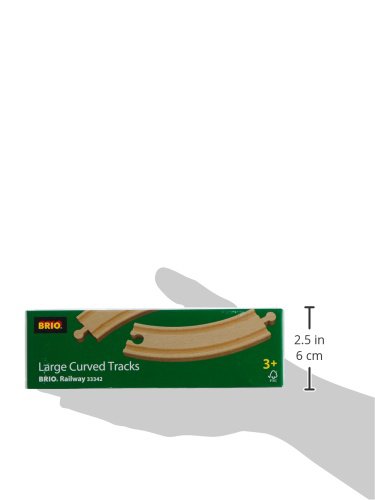 BRIO  Toy Trains  - Large Curved Train Track - Set of Four