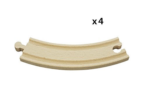 BRIO  Toy Trains  - Large Curved Train Track - Set of Four