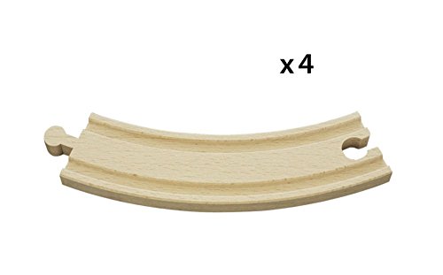 BRIO  Toy Trains  - Large Curved Train Track - Set of Four
