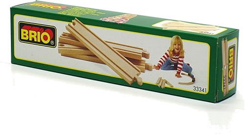 BRIO  Toy Trains  - Long Straight Train Track - Set of Four