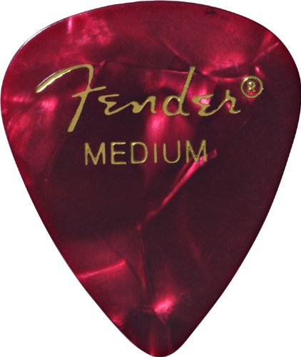 Fender 351 Premium Picks 12 Pack Red MOTO Medium