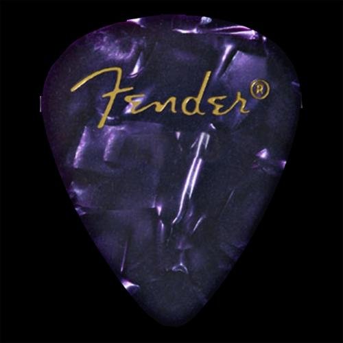 Fender 351 Shape Premium Celluloid Picks - Heavy Purple Moto 12-pack