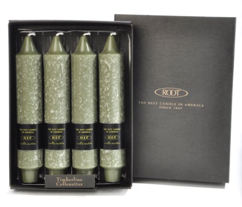 Timberline Collenette 7" Taper Candle Set, 4 Piece