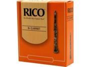 D Addario Rico Bb Clarinet Reed Three Pack (#3.5 Strength)