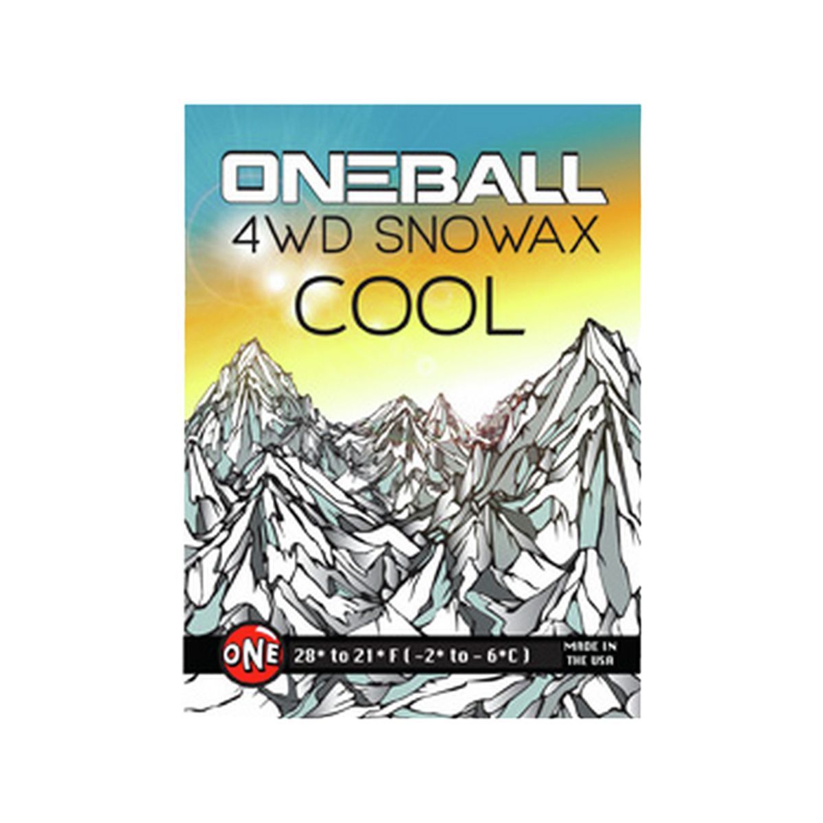 One Ball Jay 4WD Snowboard Wax - Cool