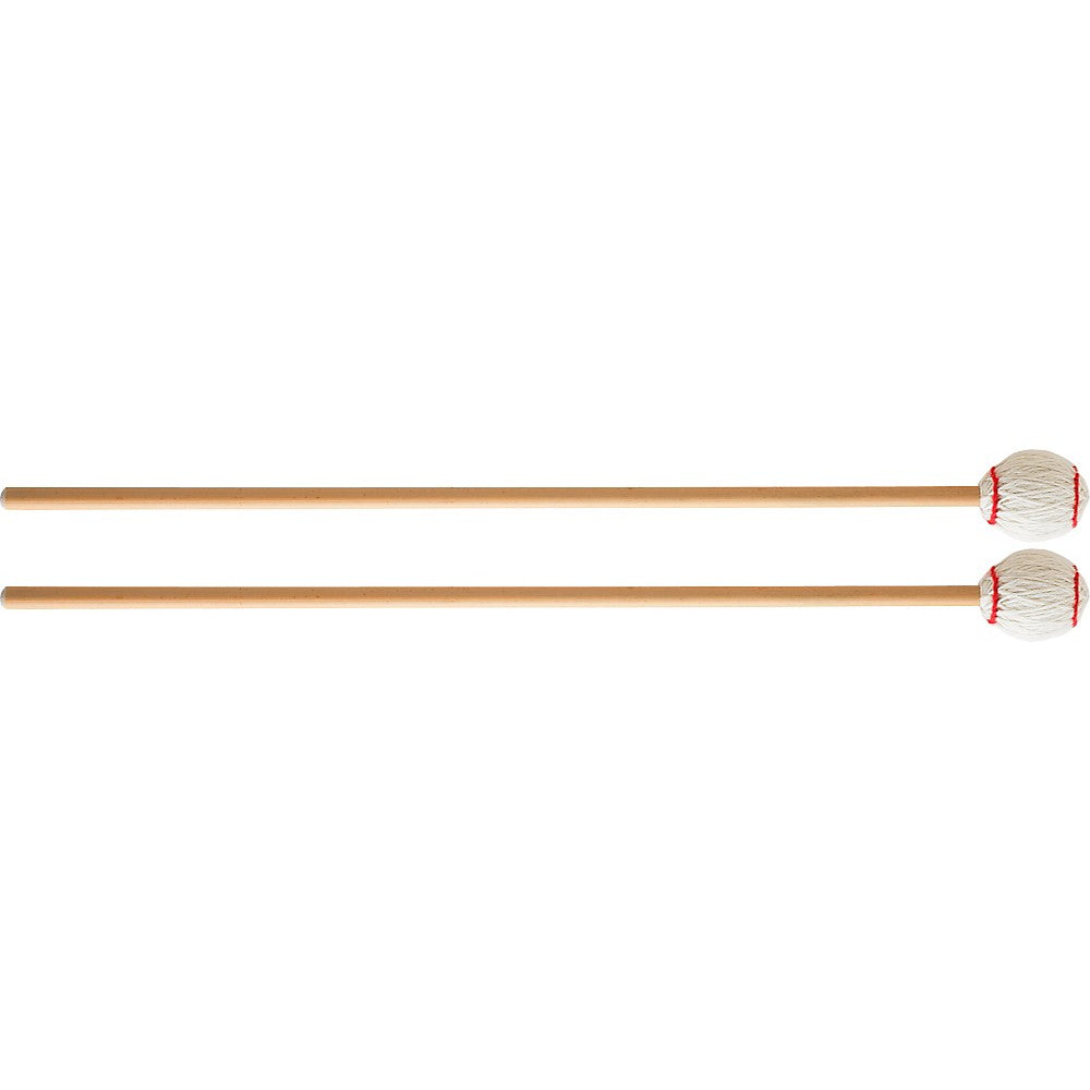 Innovative Percussion IP3106 Ludwig Albert Medium Hard Marimba Mallets with Rattan Handles