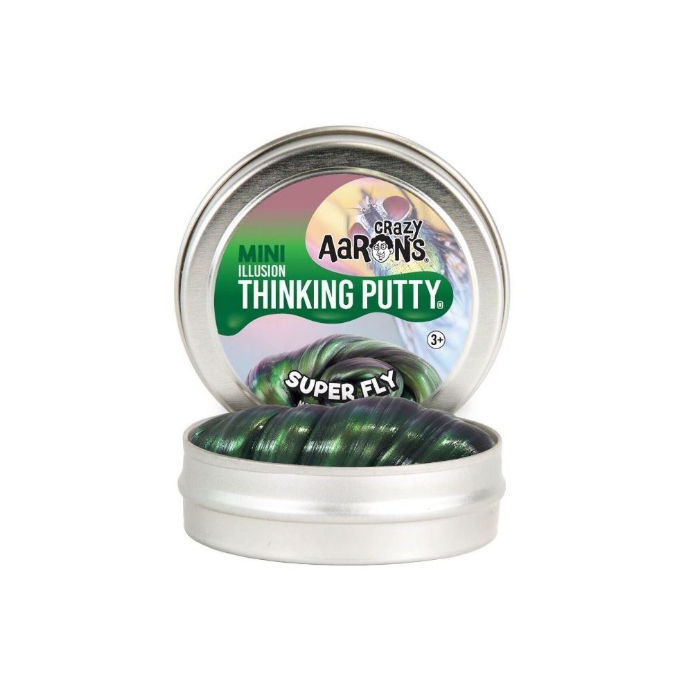 Crazy Aaron S Thinking Putty Super Fly Super Illusions Putty  Mini 2  Tin