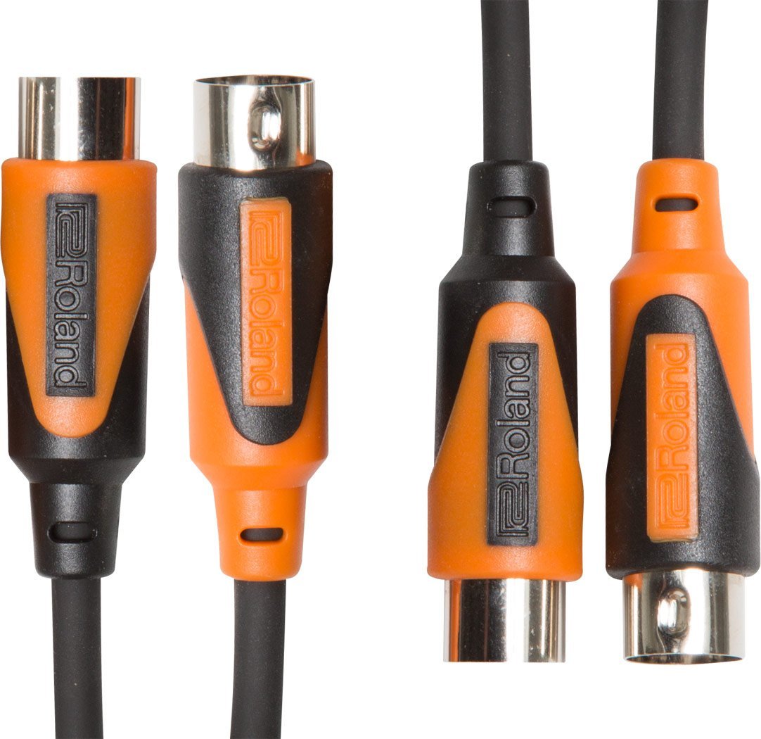Roland RMIDI-B10-DUAL Black Series Dual MIDI Cable - 10 Foot