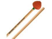 Innovative Percussion AA30 Hard Orange Cord Head Vibraphone & Marimba Mallets W/ Rattan Handles  Pair