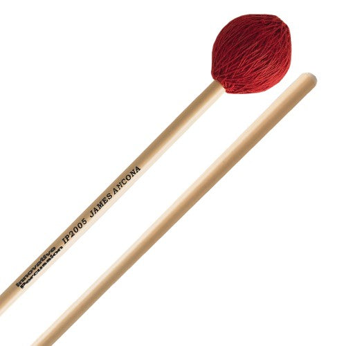 Innovative Percussion IP2005 James Ancona Series Medium Soft Vibraphone/Marimba Mallets W/ Rattan Handles