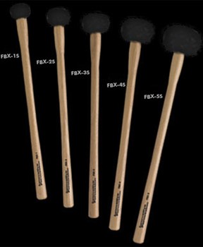 Innovative Percussion FBX3S Field Series Soft Marching Bass Drum Mallets for 22 -26  Bass Drums