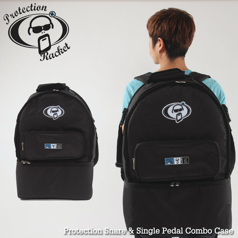 Protection Racket Snare & Bass Drum Pedal Backpack Case 14 X 5.5 in. Black