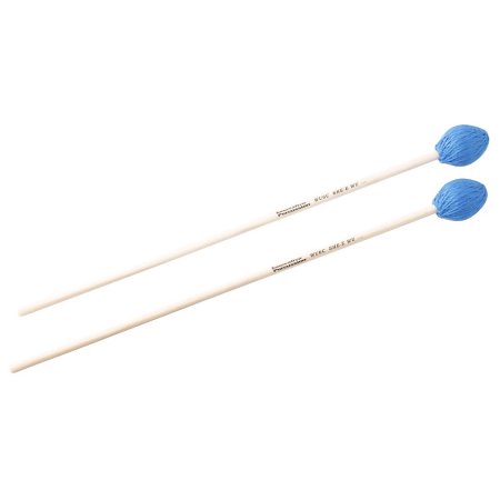Innovative Percussion She-e Wu Series Birch Handle Marimba Mallets Very Hard Concerto Electric Blue Cord